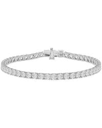 Lab Grown Diamonds - 14K 5.00 Ct. Tw. Lab-Grown Diamond Tennis Bracelet - Lyst