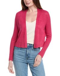 Eileen Fisher - Linen-Blend Cardigan - Lyst