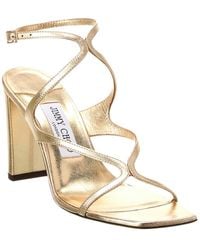 Jimmy Choo - Azie 85 Leather Sandal - Lyst