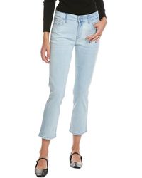 7 For All Mankind - Kimmie Icefield Straight Crop Jean - Lyst