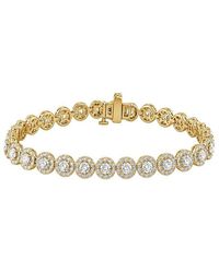 Lab Grown Diamonds - 14K 5.00 Ct. Tw. Lab-Grown Diamond Fashion Bracelet - Lyst