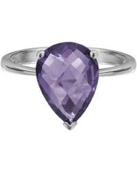Gemstones - 3.30 Ct. Tw. Amethyst Half-Eternity Ring - Lyst
