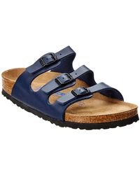 Birkenstock Florida Birko-flor Narrow Sandal - Blue
