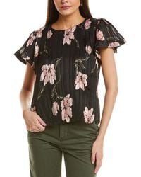 Cece - Accordion Pleated Blouse - Lyst