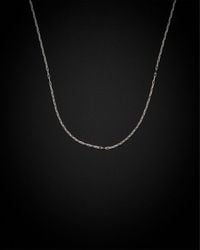Italian Gold - 14k Paperclip Chain Necklace - Lyst