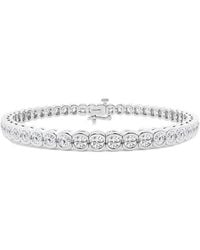 Lab Grown Diamonds - 14K 7.02 Ct. Tw. Lab Grown Diamond Bracelet - Lyst
