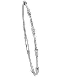 Sabrina Designs - 14k 0.21 Ct. Tw. Diamond Bangle Bracelet - Lyst