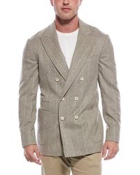 Brunello Cucinelli - Wool & Cashmere-blend Blazer - Lyst