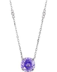 Savvy Cie - Cz Pendant Necklace - Lyst