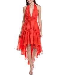 Bardot - Leona High-Low Ruffle Maxi Dress - Lyst