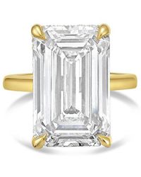 Diana M. Jewels - Diana M. 18K 10.00 Ct. Tw. Lab-Grown Diamond Solitaire Ring - Lyst