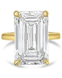 Diana M. Jewels - Diana M. 18K 10.00 Ct. Tw. Lab-Grown Diamond Solitaire Ring - Lyst
