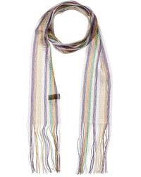 Saachi - Lurex Stripe Skinny Scarf - Lyst