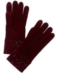 Sofiacashmere - Sofiacashmere Sequin Cashmere Gloves - Lyst