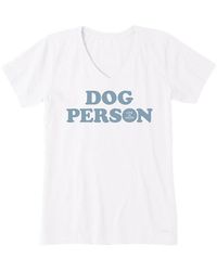 Life Is Good. - Crusher V-Neck T-Shirt - Lyst