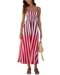 LEON GORI - Sleeveless Midi Dress - Lyst