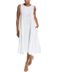 Persaman New York - Linen Midi Dress - Lyst