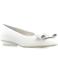 Ferragamo - Viva Leather Ballet Flat - Lyst