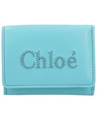 Chloé - Leather Sense Trifold Wallet, Never Carried (Authentic Pre-Loved) - Lyst