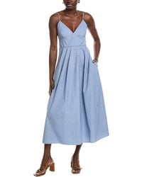 Co. - Basque Midi Dress - Lyst