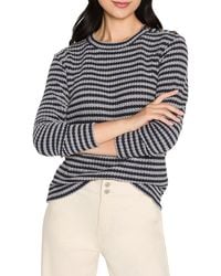 NIC+ZOE - Petite Texture Stripe Button Shoulder Top - Lyst