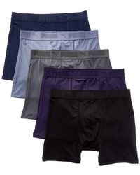 PUMA - Set Of 5 Performance Boxer Brief - Lyst