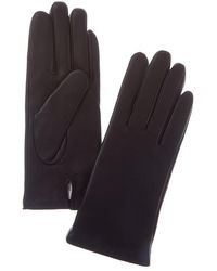 Sofiacashmere - Sofiacashmere Classic Cashmere-Lined Nappa Leather Gloves - Lyst