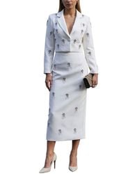 Adele Berto - 2Pc Blazer & Skirt Set - Lyst