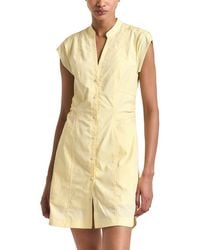 10 Crosby Derek Lam - Elyse Cotton Poplin Button Front Dress - Lyst