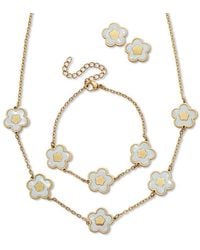 Palmbeach Jewelry - Plated Stainless Steel Mother Of Pearl Necklace - Lyst