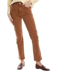 RE/DONE - 70's Straight Washed Terracotta Jean - Lyst