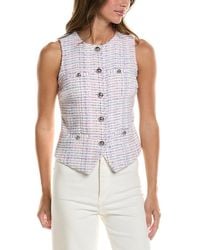 Cece - V Split Hem Vest - Lyst