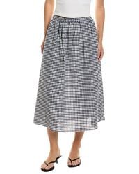 Femme Society - Linen-Blend Skirt - Lyst