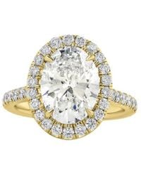 Lab Grown Diamonds - 14K 3.50 Ct. Tw. Lab-Grown Diamond Ring - Lyst