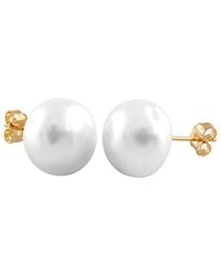 Splendid - 14k 12-12.5mm Freshwater Pearl Studs - Lyst