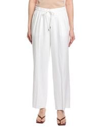 Jones New York - Drawstring Linen-Blend Pant - Lyst