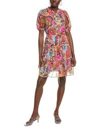 Julia Jordan - Crushed Chiffon Mini Dress - Lyst