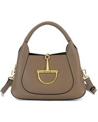Tiffany & Fred Paris - Pebbled Leather Top Handle Shoulder Bag - Lyst