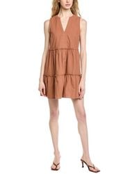 Michael Stars - Sandra Linen-Blend Mini Dress - Lyst