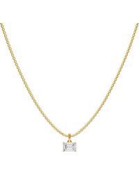 Lab Grown Diamonds - 18K Over 1.00 Ct. Tw. Lab-Grown Diamond Necklace - Lyst
