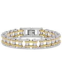 Sterling Forever - 14k Plated Bolt Chain Watch Band - Lyst