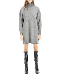 Max Studio - Turtleneck Short Dress - Lyst