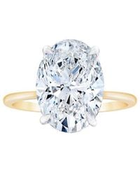 Lab Grown Diamonds - 14K 10.00 Ct. Tw. Lab-Grown Diamond Ring - Lyst