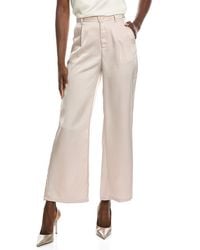 Gracia - Satin Wide Leg Dress Pant - Lyst