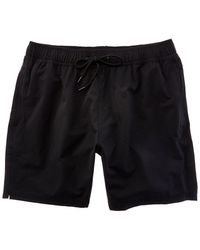 Beach Bros - Textured Stretch Swim Trunk - Lyst