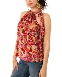 Hale Bob - Silk-Blend Velvet Burnout Top - Lyst