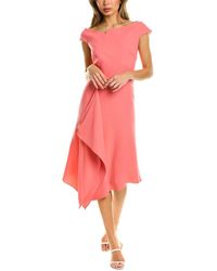 Roland Mouret Barwick Wool Midi Dress - Pink