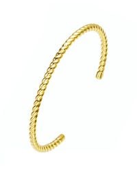 Rachel Glauber - 14k Plated Bangle Bracelet - Lyst
