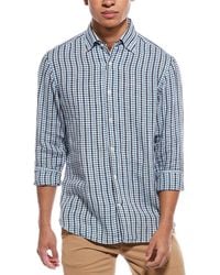 Robert Talbott - Morgan Check Linen Shirt - Lyst