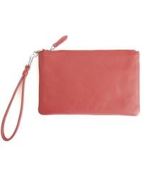 ROYCE New York - Zippered Leather Wristlet Wallet - Lyst